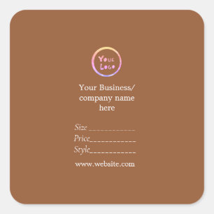 Su logotipo social media QR códigos Etiquetas de p