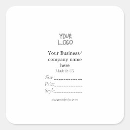 Su logotipo social media QR códigos Etiquetas de p