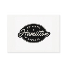 Su logotipo Tarjeta de servicio al cliente en blan