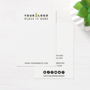 Su logotipo Tarjetas de visualización del collar d