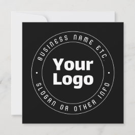 Su logotipo y plantilla de texto editable | Blanco
