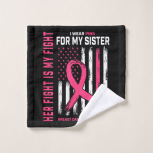 Su lucha es mi lucha Llevo rosa Hermana bandera de