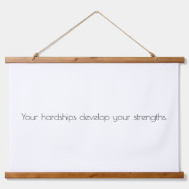 Su madera de dureza topó el tapiz de pared