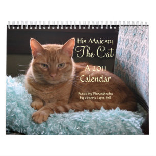 Su majestad el calendario del gato 2011
