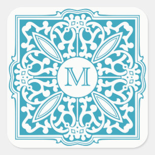 SU MONOGRAM en pegatinas decorativos de personaliz