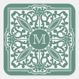 SU MONOGRAM en pegatinas decorativos de personaliz