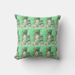 Su N' Fitz Cat Rat ST. COJÍN DECORATIVO DEL DÍA DE