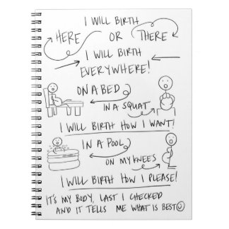 Su nacimiento su cuaderno espiral de la manera