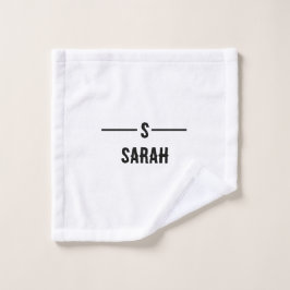 Su nombre aquí - Toalla personalizada simple