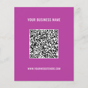 Su nombre de código QR Sitio Web Colores Volante p