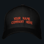 Su nombre de texto marca un gorro de béisbol<br><div class="desc">Códigos de béisbol promocionales sencillos y personalizados - Añadir tu texto - nombre - empresa / número / carta / eslogan - etiqueta / o sitio web , teléfono , correo electrónico , social media Handle , dirección , logotipo - foto / más - Elegir tu color / tamaño /...</div>