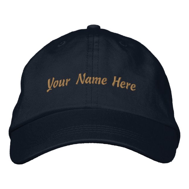 Su nombre es Aquí Personalizado Gorra personalizad (Anverso)