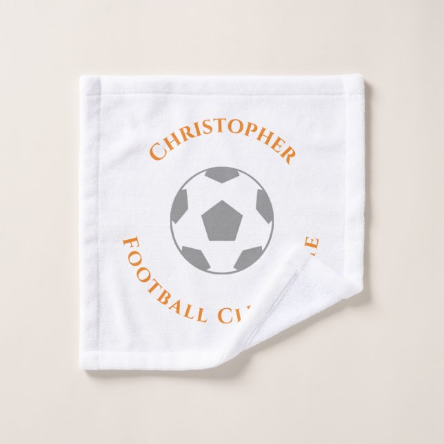 Su nombre más nombre club de fútbol Wash Cloe (Toallita)