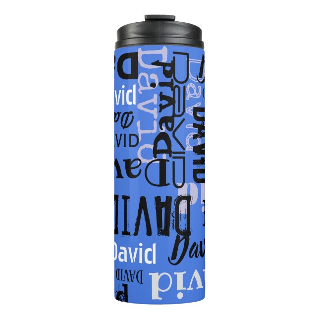 Su NOMBRE Personalizable Agua Botella Drinkware (Anverso)