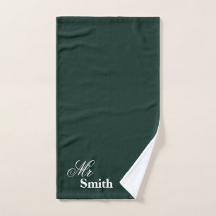 Su nombre Sr Smith Tipografía Blanca Verde