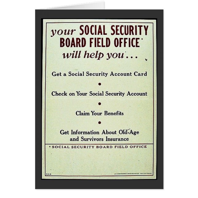 Su oficina de campo del tablero de la Seguridad (Frente)