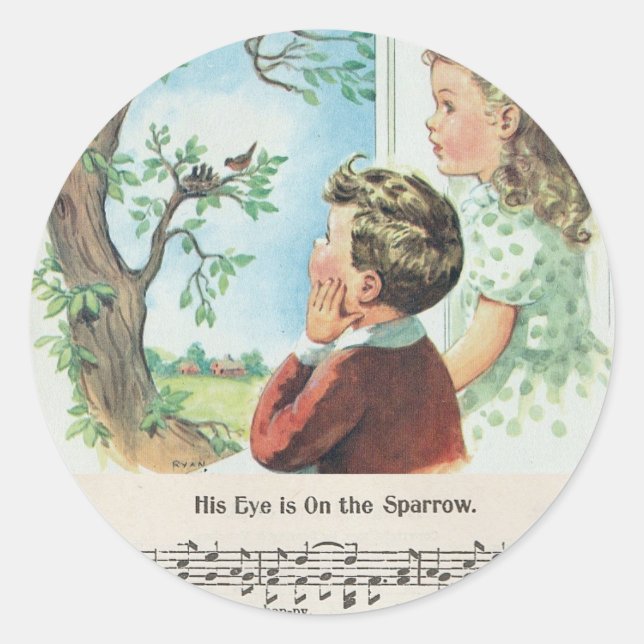 Su Ojo Está En El pegatina De La Espuma (Anverso)