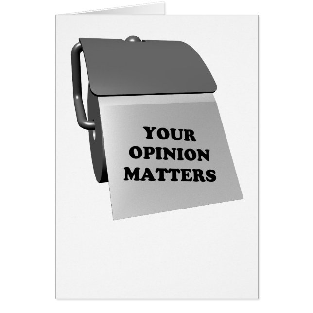 Su Opinión Importa (Frente)