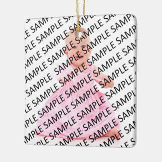 Su ornamento de cerámica de la foto preferida