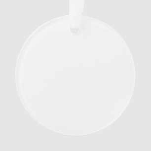 Su ornamento de círculo acrílico