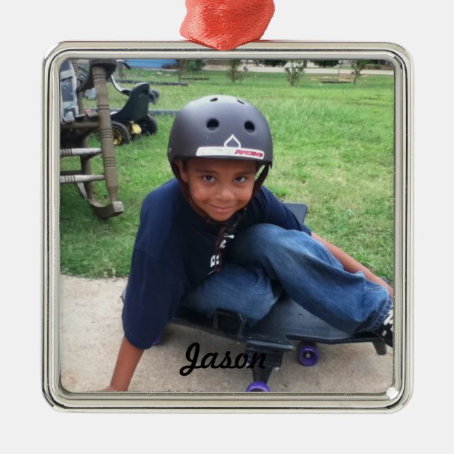 Su ornamento de la imagen del día de fiesta (Frente)