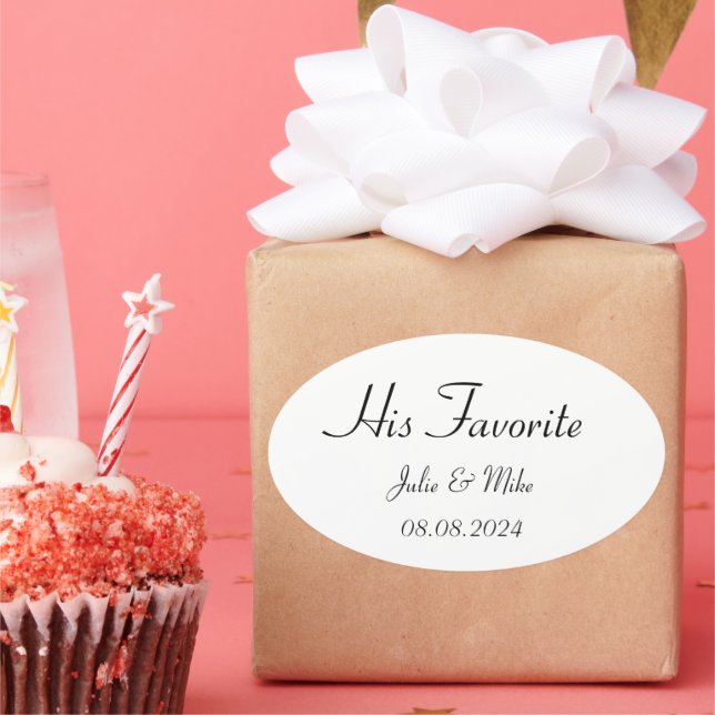 SU pegatina FAVORITO de la boda (Fiesta)