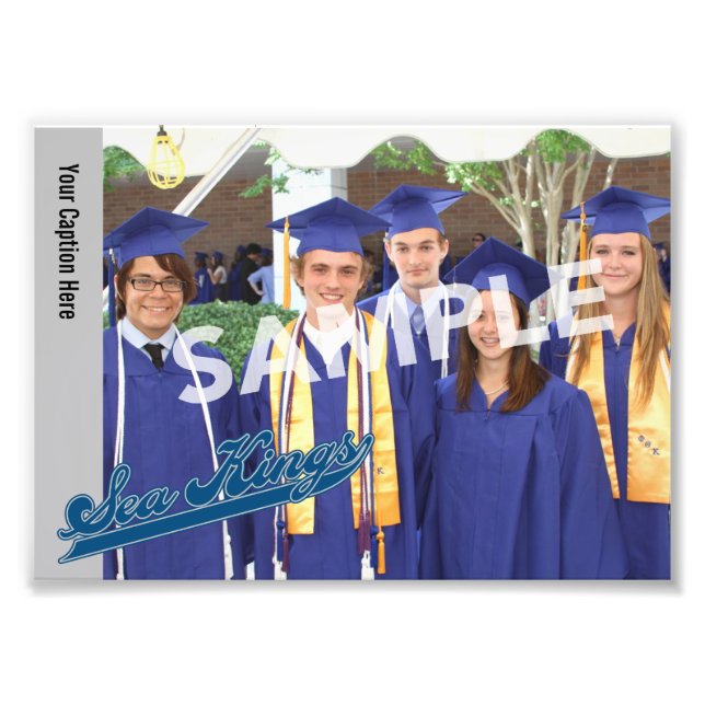 Su Personalizado 7" x 5" Foto Ampliación (Frente)