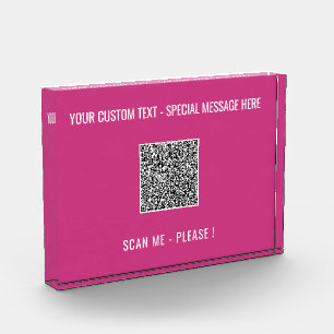 Su Personalizado de código QR Bloque de fotos de t
