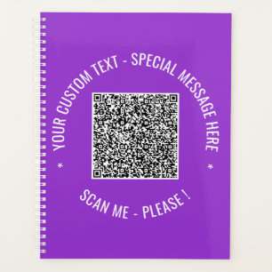 Su Personalizado de código QR Planificador de text