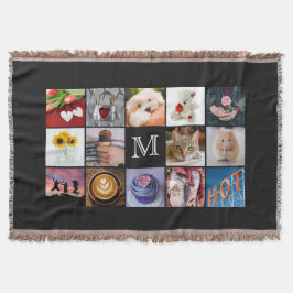 SU personalizado de FOTOS lanzar manta