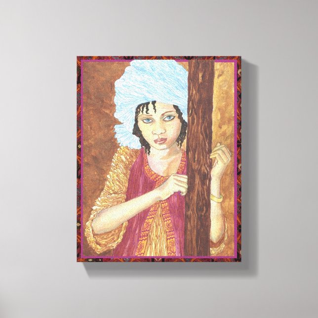 Su Personalizado Lienzo envuelto de 12" x 12" (Anverso)