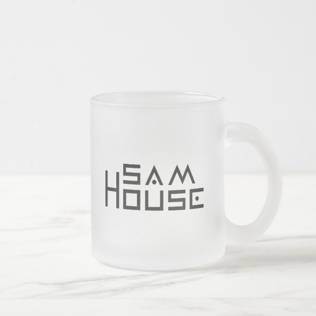 Su personalizado taza del vidrio esmerilado de 10 (Derecha)