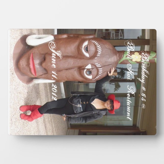 Su placa de memoria de cumpleaños (Frente)