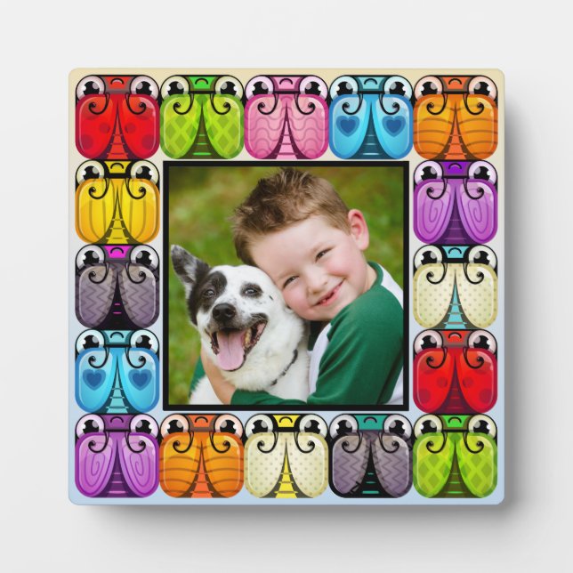 Su placa fotográfica (Frente)