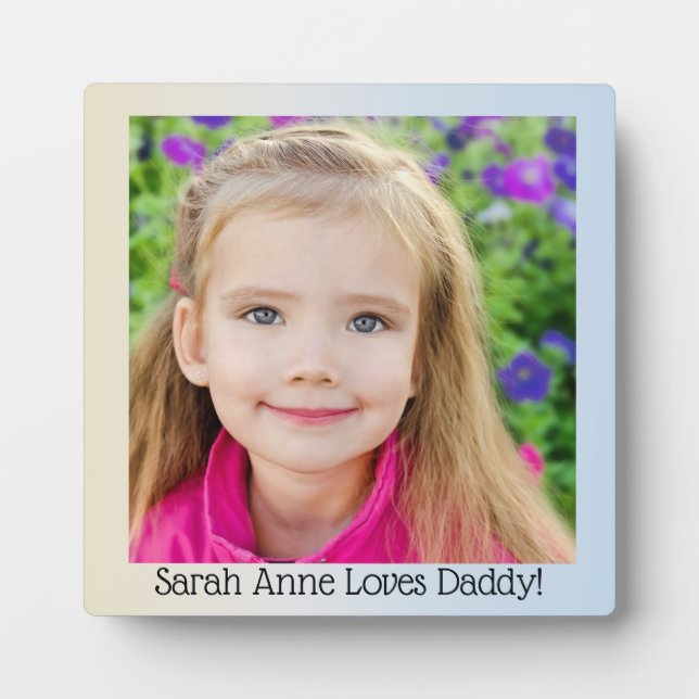 Su placa fotográfica (Frente)