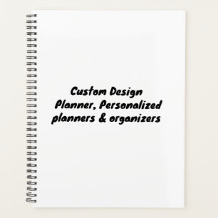 Su planificador Personalizado - Diseñado por usted