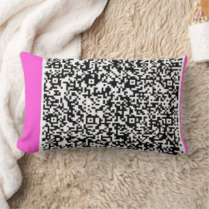 Su plantilla de almohada de análisis de código QR 