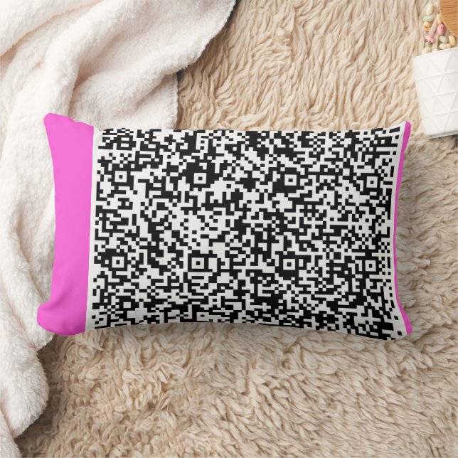 Su plantilla de almohada de análisis de código QR  (Manta)