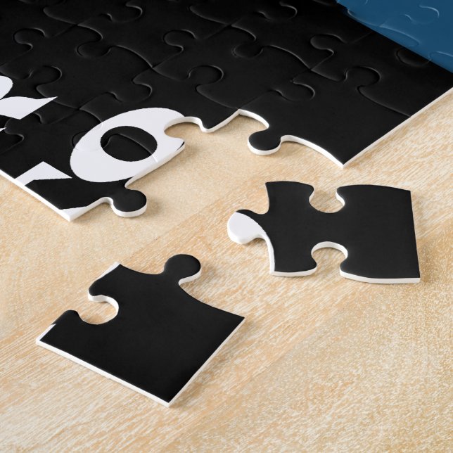 Su plantilla de rompecabezas horizontal Photo 10 x (Lado)