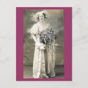 Su postal del día de la boda