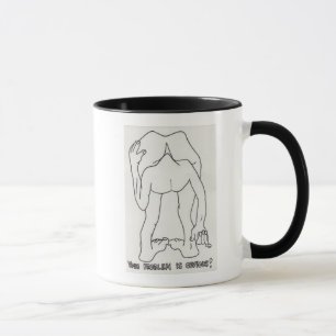 ¡Su problema es obvio! - Taza