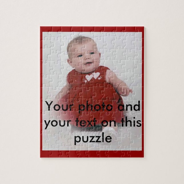 Su propia caja del rompecabezas de la foto (Vertical)