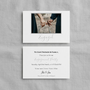 Su propia foto, tarjeta de fiesta de invitación co