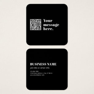 Su propio código QR cargado y texto retro editable