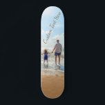 Su propio diseño Skateboard Personalizado Foto y t<br><div class="desc">Patinetas de texto y fotos de personalizado - Único su propio diseño - Familia personalizada / Amigos o regalo personal de skateboard - Añadir su texto y foto - Redimensionar y mover elementos con la herramienta Personalización ! Elija fuentes / tamaño / color! Buena suerte - Estar contentos :)</div>