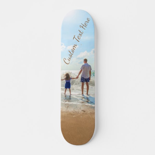 Su propio diseño Skateboard Personalizado Foto y t (Anverso )