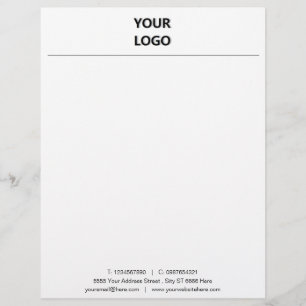 Su propio membrete comercial de diseño con logotip