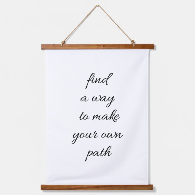 Su propio Tapiz de Muro de Madera Topada de Camino (Anverso)