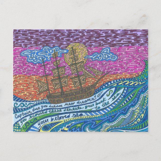 Su querida postal marítima (Anverso)