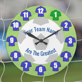 Su reloj de fútbol de nombre de equipo - Camisetas